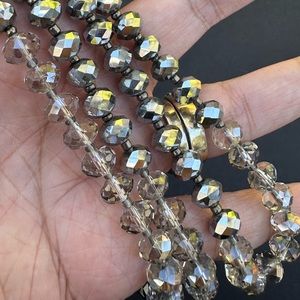 Sparkly Faceted Bead Necklace